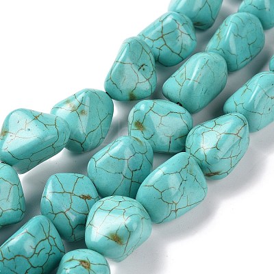 Synthetic Turquoise Beads Strands X-TURQ-G506-2-1