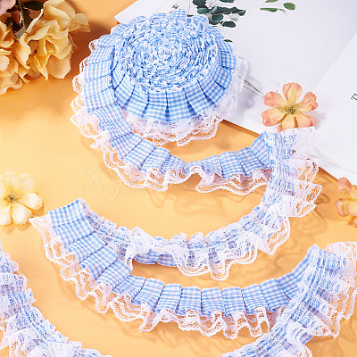 12.5 Yards Polyester Pleated Ribbon OCOR-TA0003-84D-1