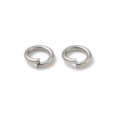 Tarnish Resistant 304 Stainless Steel Open Jump Rings STAS-E067-05-5mm-1