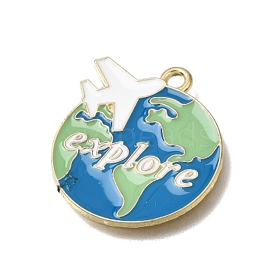 Alloy with Enamel Pendants AL-CBA91FD-01D-1