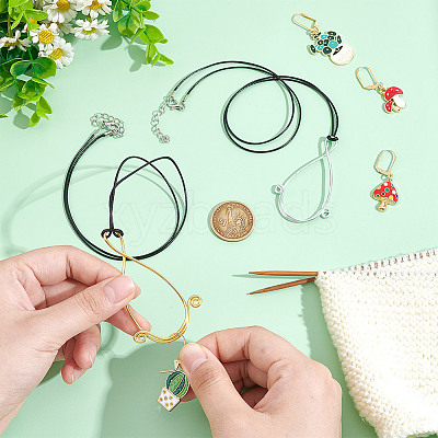 Aluminum Pendant Necklaces NJEW-NB00003-1