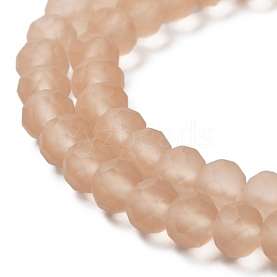 Transparent Glass Beads Strands EGLA-A034-T8mm-MD20-1