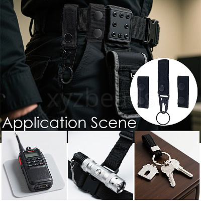 Nylon Tactical Wide Strap Loop Keepers DIY-CP0013-40-1