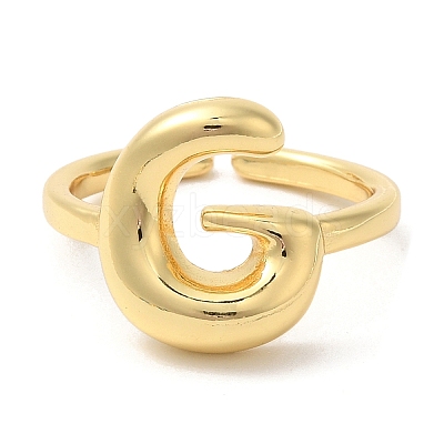 Brass Open Cuff Rings RJEW-U008-06G-G-1