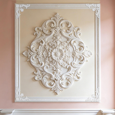 PU Ornate Wall Decorations AJEW-WH0752-600A-1