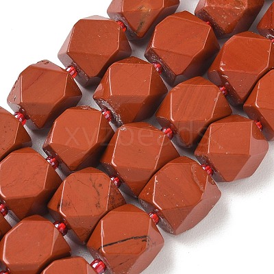 Natural Red Jasper Beads Strands GG-CBAF8A8-A08-01-1