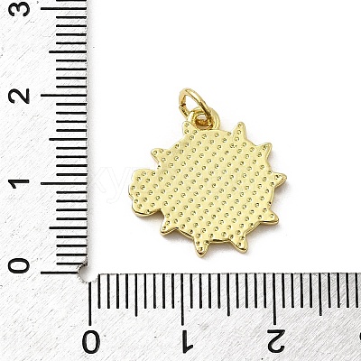 Brass Enamel Pendants KK-P338-07B-G04-1