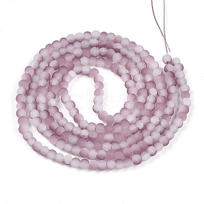 Crackle Glass Beads Strands GLAA-N009-4mm-05-1
