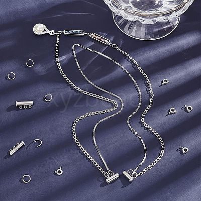 304 Stainless Steel Clasps Sets STAS-UN0010-94P-1