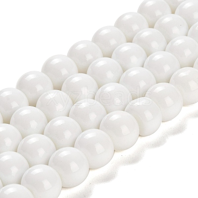 Painted Glass Bead Strands DGLA-S071-12mm-01-1