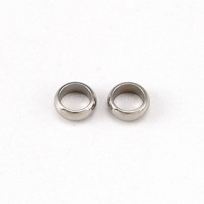 304 Stainless Steel Crimp Beads LS-STAS-WH0029-06C-01-1