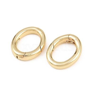 Brass Spring Gate Rings KK-H292-58C-G-1