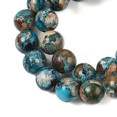 Dyed Natural Regalite/Imperial Jasper/Sea Sediment Jasper Beads Strands G-B124-C01-21-1