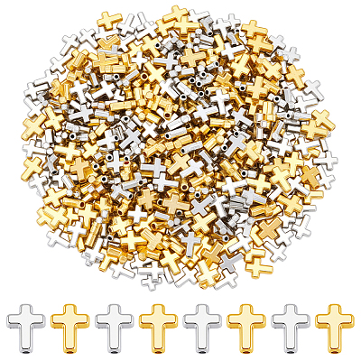 480Pcs 2 Colors Opaque Resin Charms RESI-NB0002-18-1