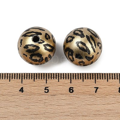 Printed Acrylic Beads PACR-P005-01A-1