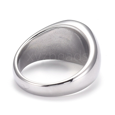 304 Stainless Steel Finger Rings STAS-H101-01P-9-1
