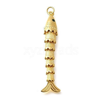 Brass Micro Pave Cubic Zirconia Pendants KK-R217-01G-08-1