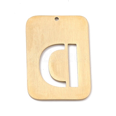 Ion Plating(IP) 304 Stainless Steel Pendants STAS-K216-49D-G-1