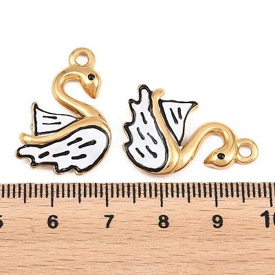 304 Stainless Steel Enamel Pendants STAS-G398-20G-04-1