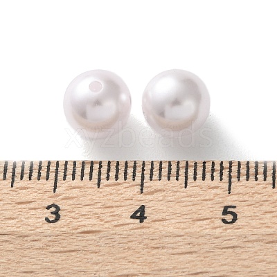 Plastic Imitation Pearl Beads FIND-M059-01C-08-1