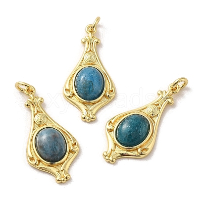 Natural Apatite Pendants G-C096-03G-08-1