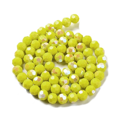 Opaque Glass Beads Strands EGLA-A035-P10mm-L04-1