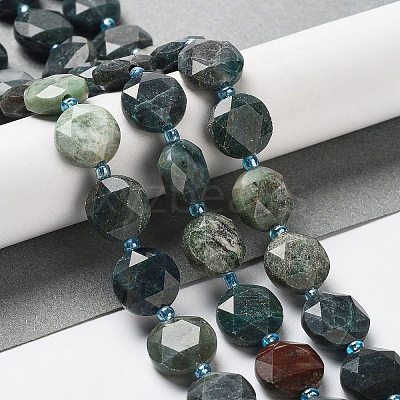 Natural Chrysocolla Beads Strands G-NH0004-034-1