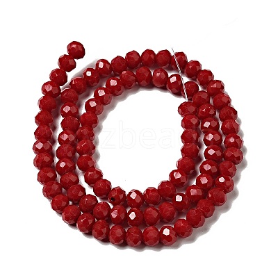 Imitation Jade Glass Bead Strands GLAA-F001-6x4mm-29-1