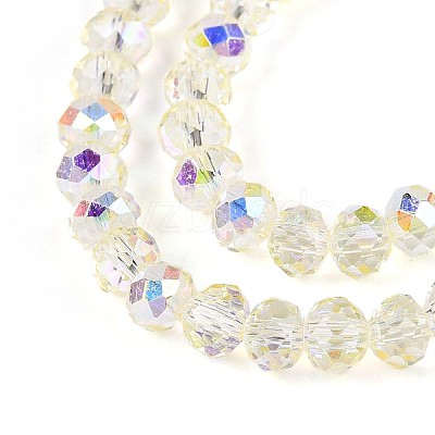 Transparent Glass Beads Strands LS-EGLA-N016-4mm-05-1