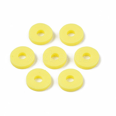 Handmade Polymer Clay Beads CLAY-R067-6.0mm-B22-1