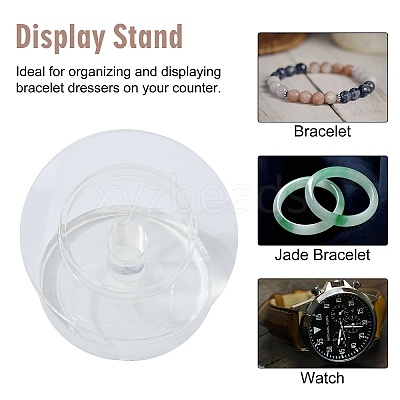 Organic Glass Bracelets/Bangles Display Racks X-BDIS-N001-02-1