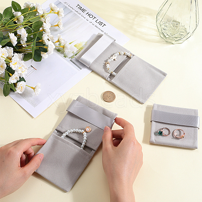 3Pcs Rectangle Velvet Envelope Packing Pouches TP-BBC0001-10C-1