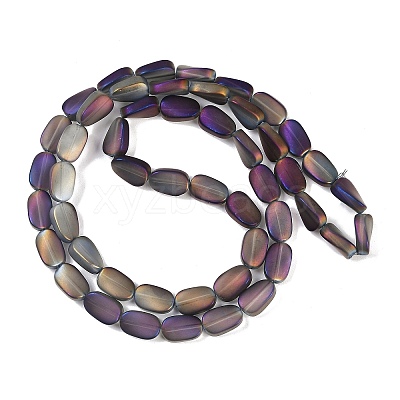 Electroplate Glass Beads Strands EGLA-C009-01B-FR05-1
