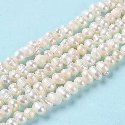 Natural Cultured Freshwater Pearl Beads Strands PEAR-E018-45-1