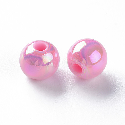 Opaque Acrylic Beads X-MACR-S370-D8mm-A02-1