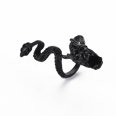 Men's Alloy Cuff Finger Rings RJEW-N029-034B-1