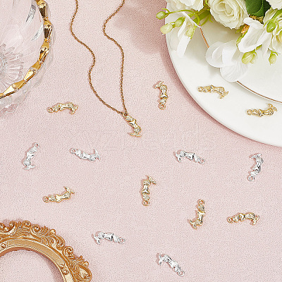 60Pcs 2 Colors Alloy Pendants FIND-BBC0004-31-1