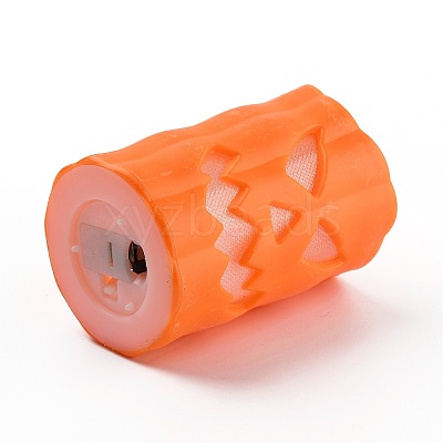 Halloween Resin LED Skull Light AJEW-Z004-01C-1