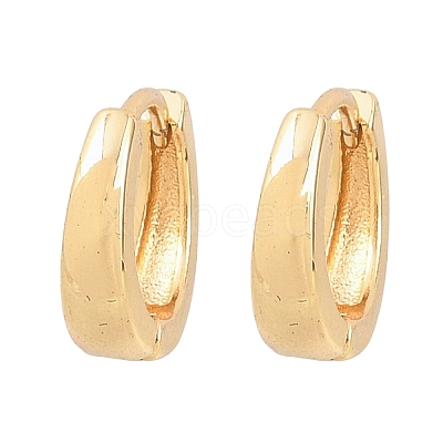 Brass Hoop Earrings EJEW-A156-09A-G-1