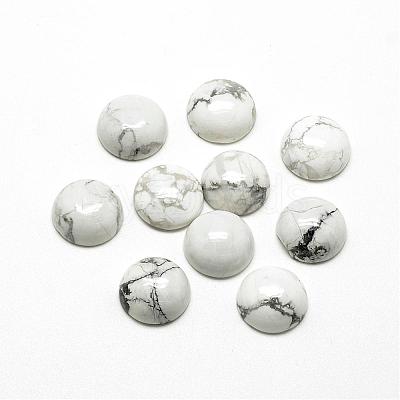 Natural Howlite Cabochons G-R416-14mm-29-1