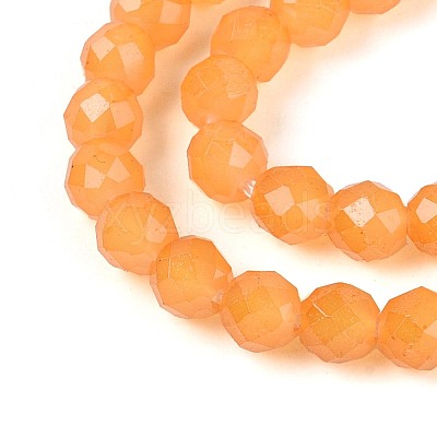 Imitation Jade Glass Beads Strands GLAA-T028-4mm-11C-1