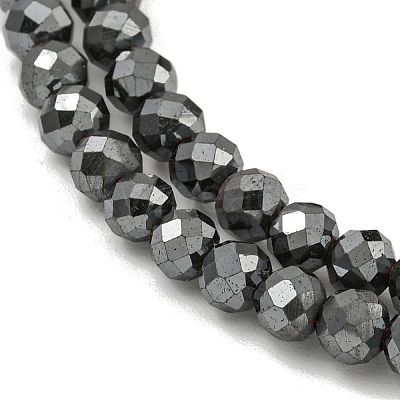 Non-magnetic Synthetic Hematite Beads Strands G-I365-16A-1