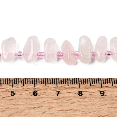 Natural Rose Quartz Beads Strands G-L649-D04-02-1