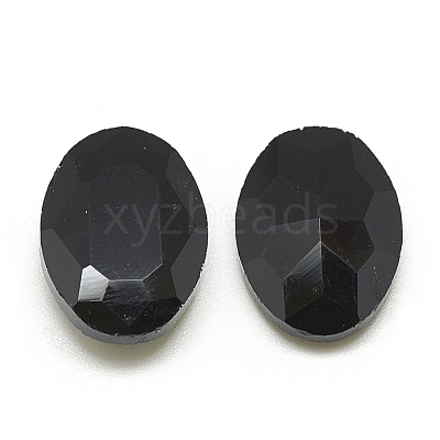 Pointed Back Glass Rhinestone Cabochons RGLA-T080-10x14mm-02-1