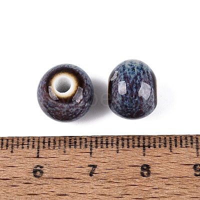 Vintage Handmade Porcelain Beads PORC-Q006-13A-12-1