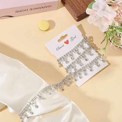 Flower Crystal Glass Rhinestone Cup Chains DIY-GL0005-73-1