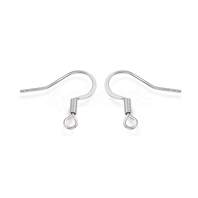 Brass Earring Hooks KK-H102-01P-1