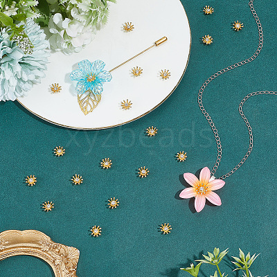 50Pcs Zinc Alloy Crystal Rhinestone Cabochons FIND-SC0022-68-1