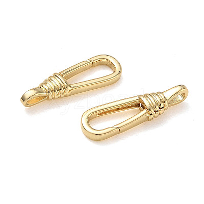 Brass Gate Ring Clasp
s KK-CBA50B0-39G-1