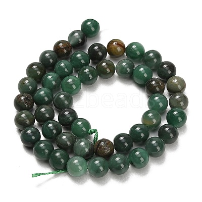 Natural African Jade Beads Strands G-F820-K02-8mm-1